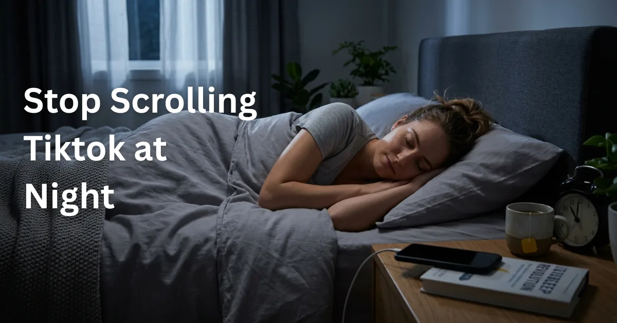 How to Stop Scrolling TikTok at Night