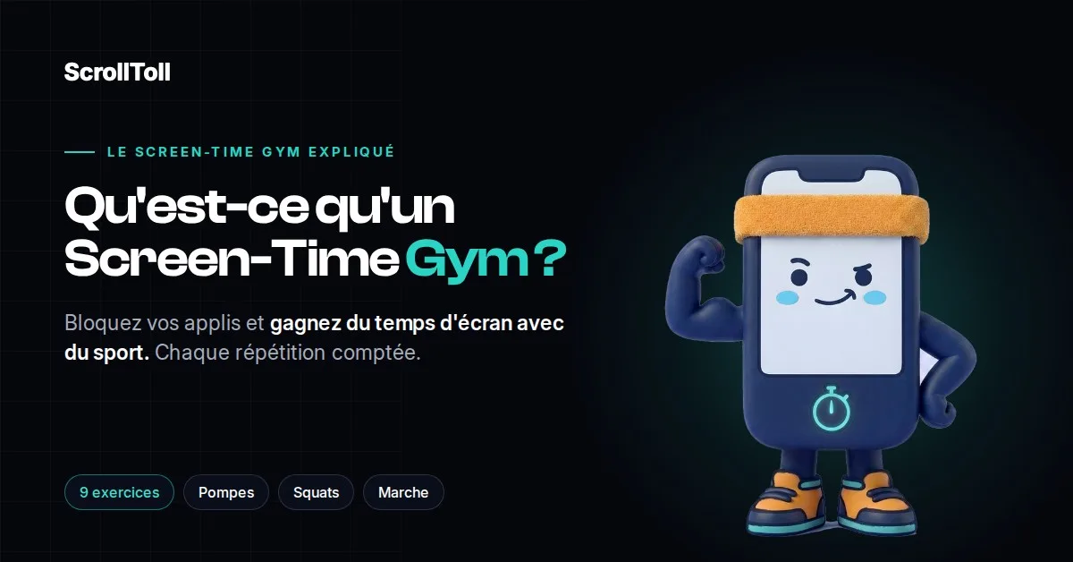Screen-Time Gym : gagner du temps d'écran avec du sport